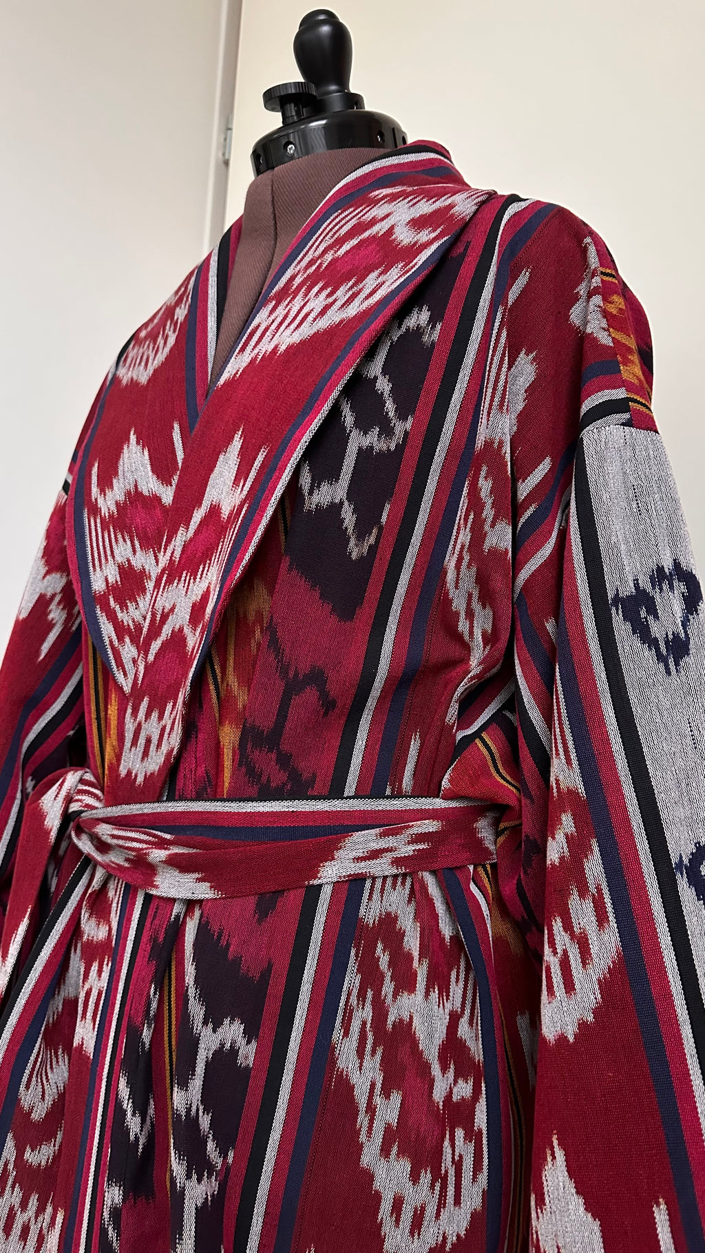 Rania Kimono - Red Ikat