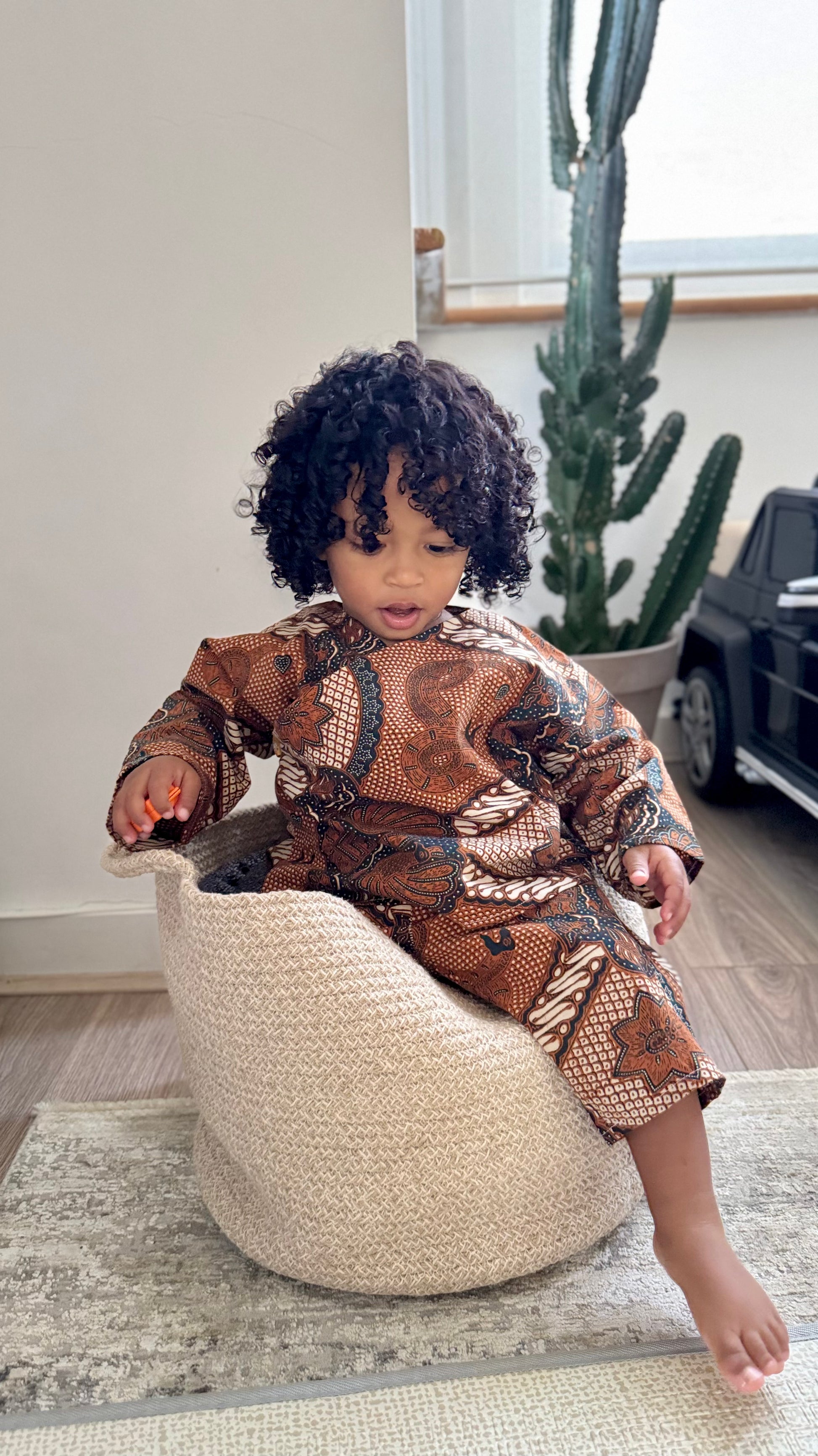 KIDS BATIK KIMONO TOP