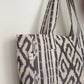 The faedah City Bag - Beige/Blauw