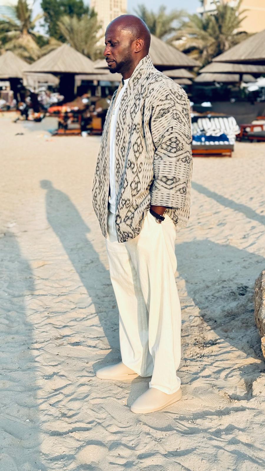 Raya Kimono - Light Grey