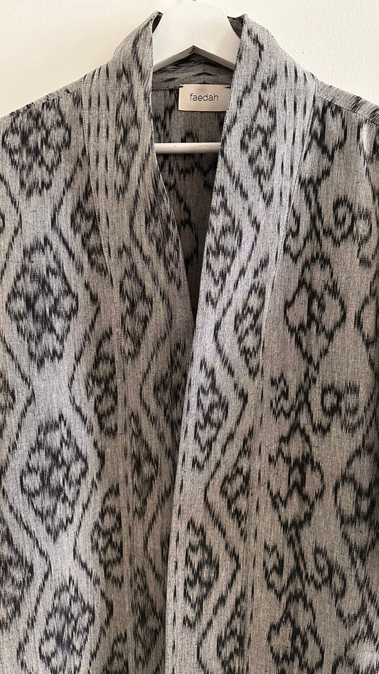 Raya Kimono - Silver grey