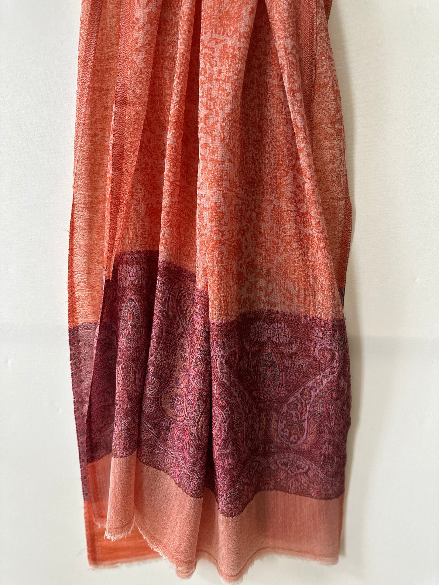 Shawl Cashmere - Orange