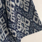 Rania Kimono - Blauw, grijze Ikat