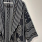 Rania Kimono - Black Ikat