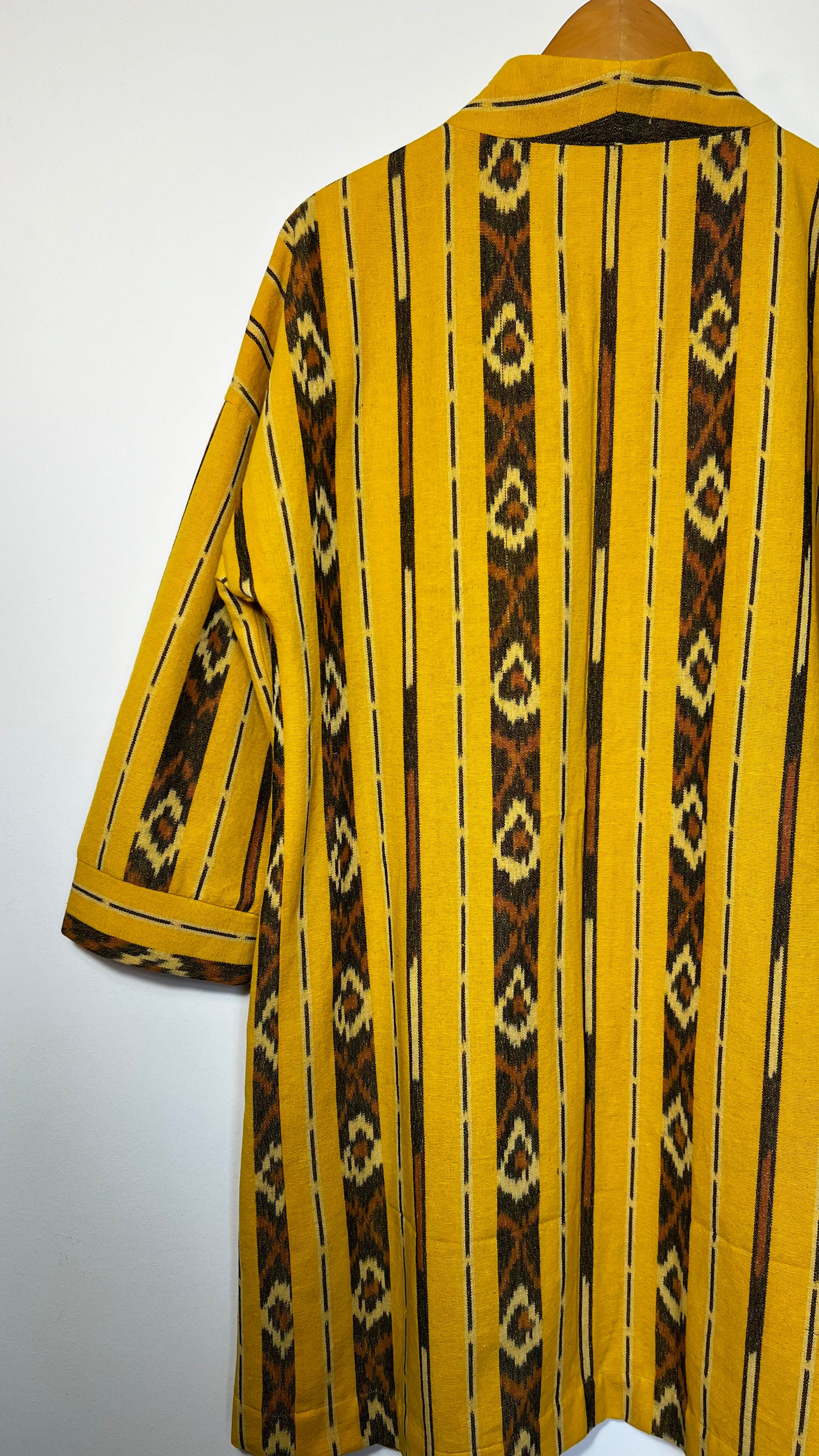 Santai Kimono - Yellow Ikat